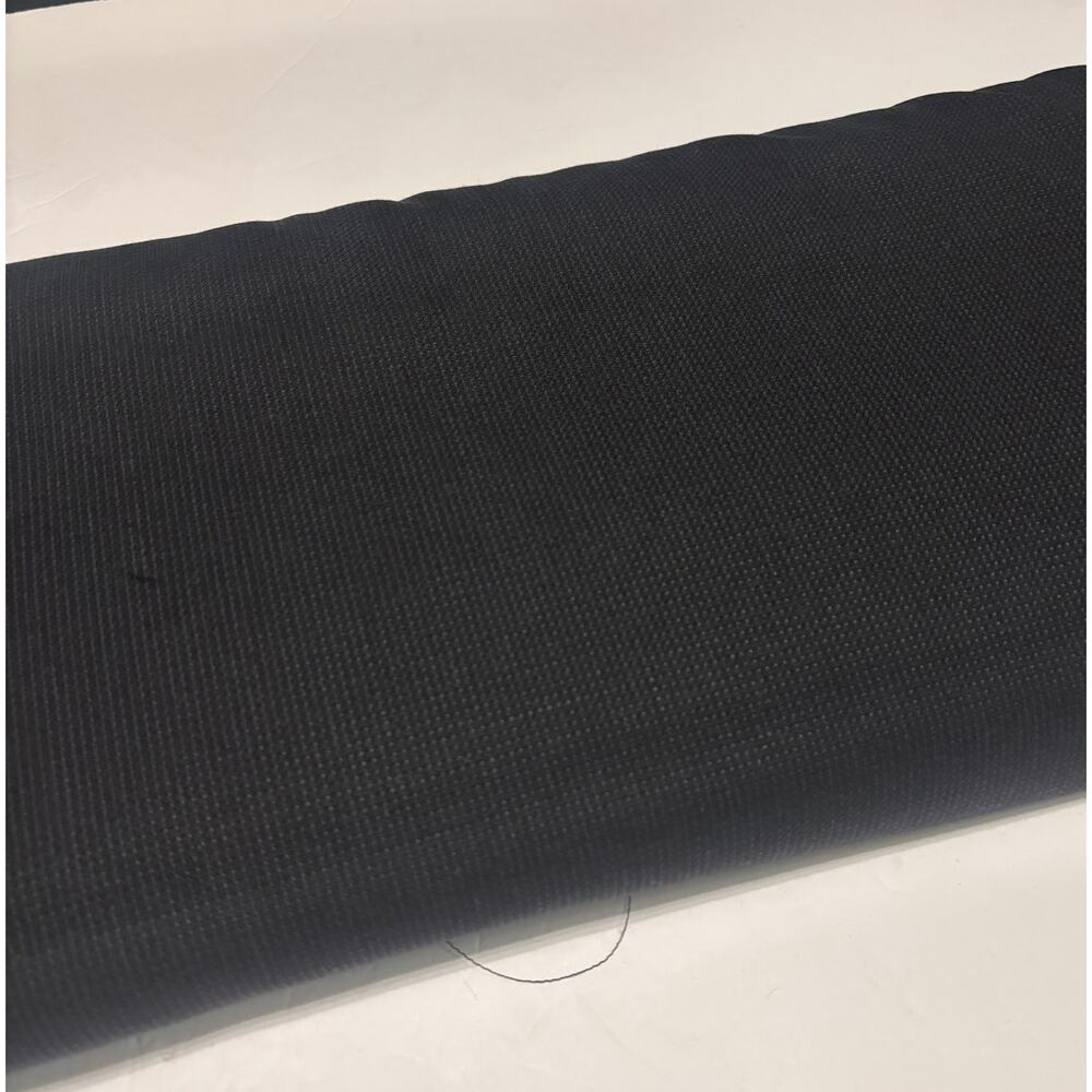 Super 100s Wool Suiting Fabric Black Blue Fleck 13.5 Yards 60" Wide Pre Shrunk